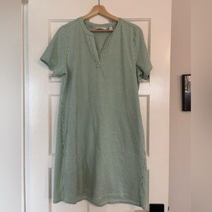 Isaac Mizrahi Live! Knit Seersucker dress, size Large